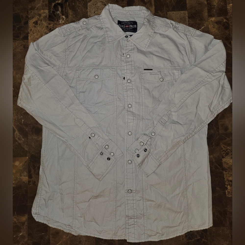 Ecko Unlimited Classic Gray Shirt